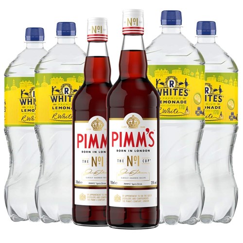 Case of 6 with Pimms No1 and R. White’s Lemonade | Spirit & Mixer Set